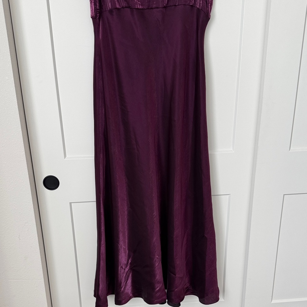 Alex Evenings Deep Purple Iridescent Maxi Dress - Picture 5 of 17
